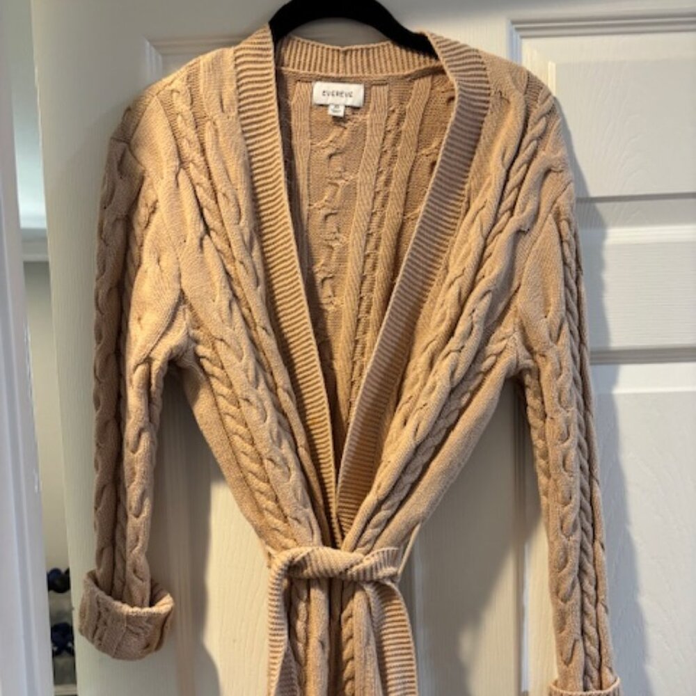Evereve cable-knit cardigan
